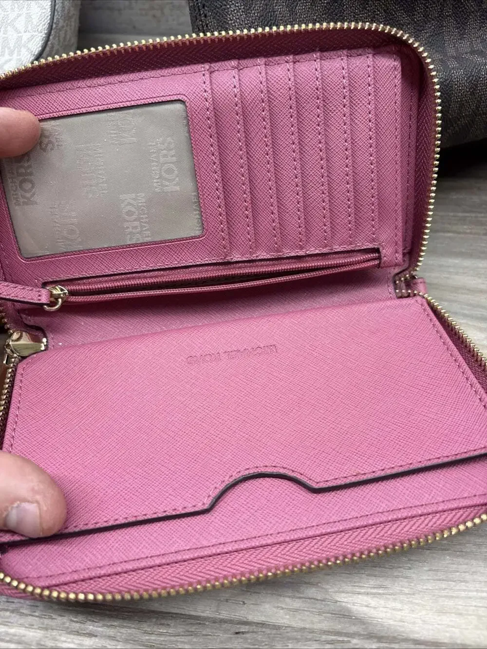Michael Kors Morgan Leather Purse Lot Of 2+ Wallet